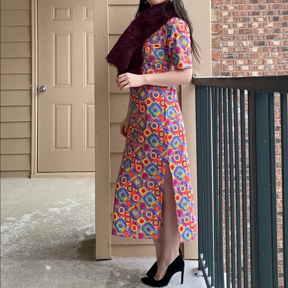 Handmade midi qipao/cheongsam dress XS - Picture 5 of 16